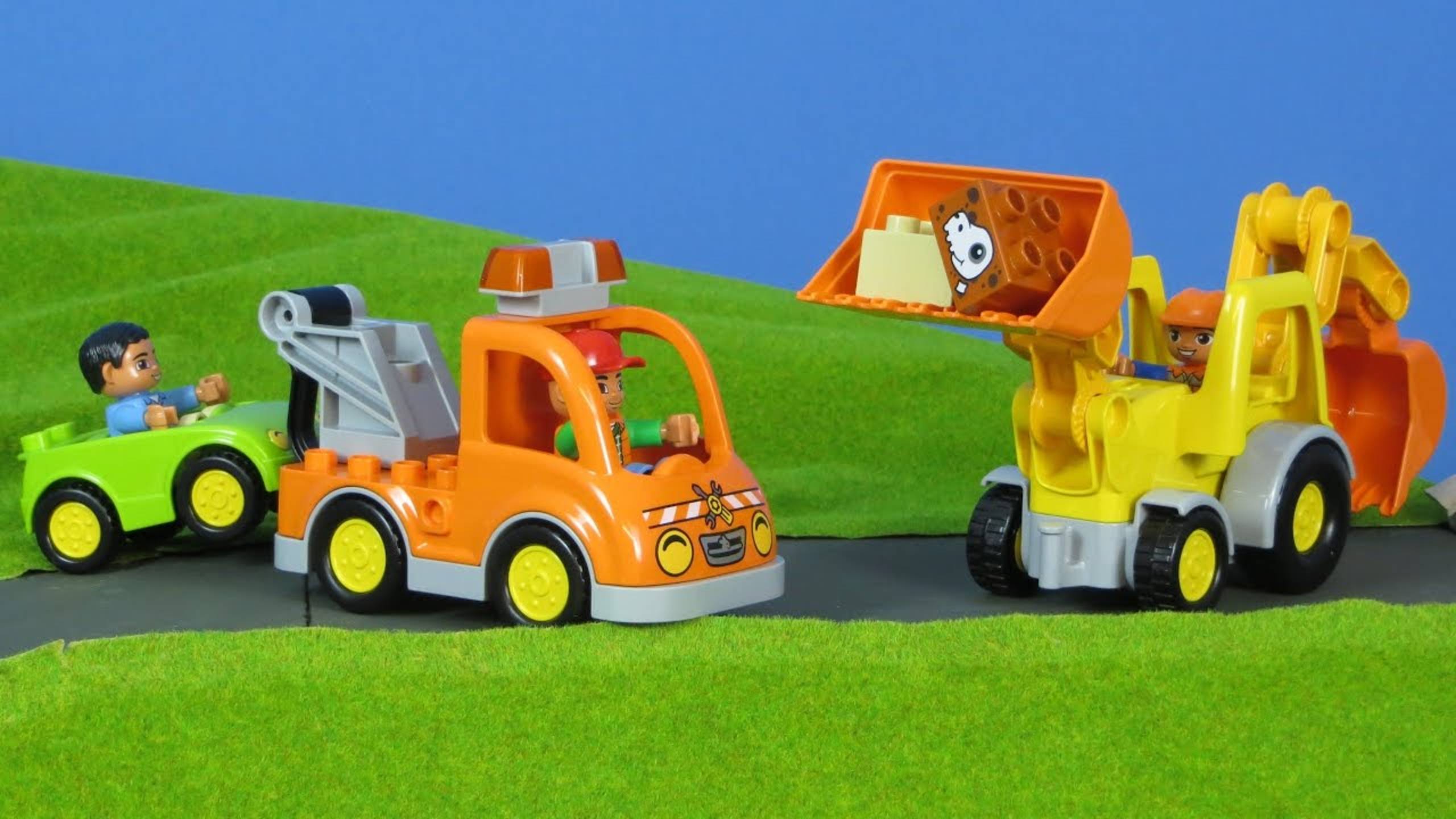 Экскаваторы, эвакуаторы и грузовики для детей LEGO DUPLO