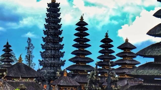 Besakih mother temple / bali / indonesia смотреть онлайн