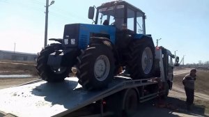 Наша работа. Перевозка трактора Беларус 1221