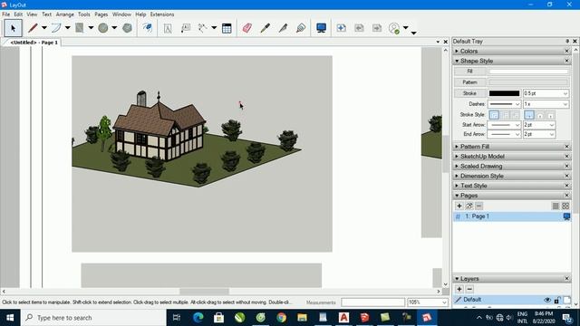 Hướng dẫn dàn trang định tỷ lệ trong không gian Layout Sketchup - Layout trong Sketchup смотреть онлайн