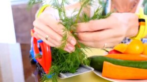 Вкусные овощные роллы. Готовим вместе с Машей.