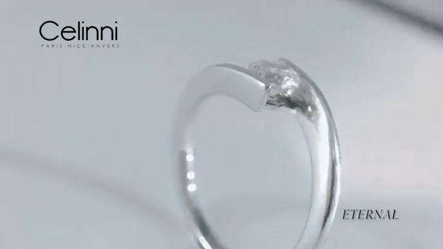 Solitaire diamant 0,50 carat Celinni Eternal or blanc смотреть онлайн
