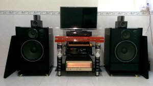 Technics SB-8000 & Pow Technics SE-A5 _ Pre Adcom GTP-500