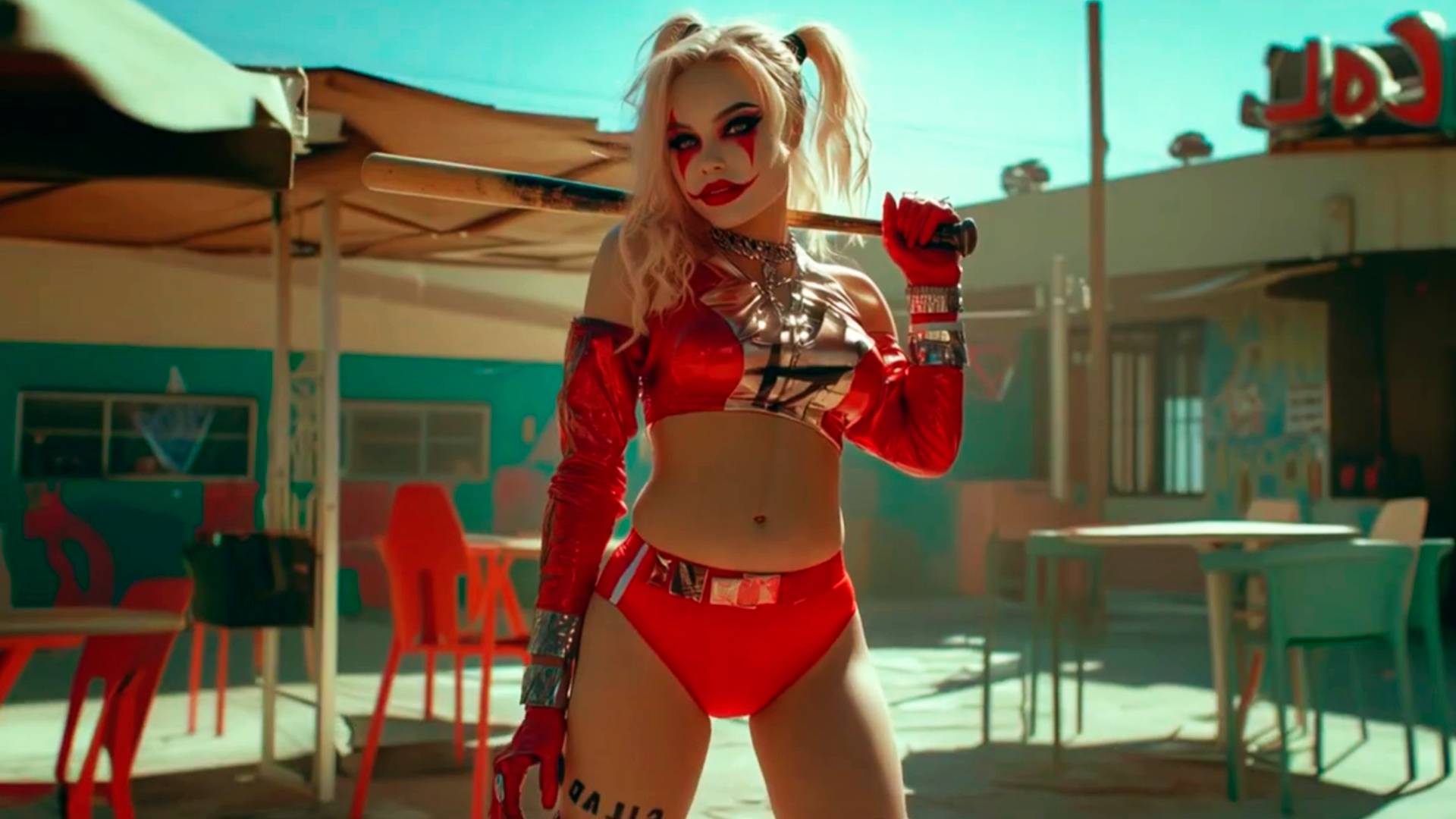 Harley Quinn, Batman And Joker - 1950's Super Panavision 70 смотреть онлайн