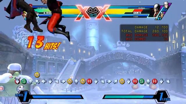 UMVC3 S.Bison Mix Up #11 486k 2 Bars (Cross Up)(Grab) x2 Psycho Crusher Into Forward Throw (Assist) смотреть онлайн