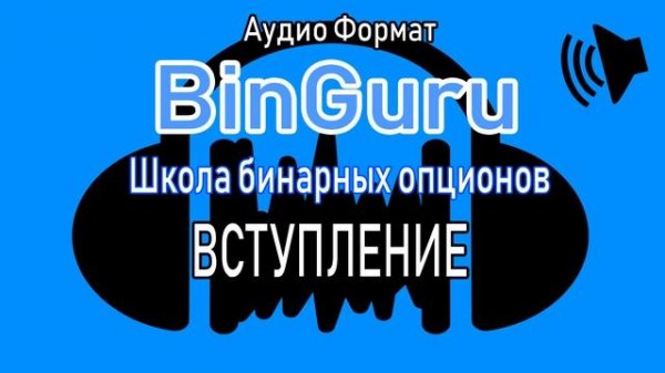 БинГуру/BinGuru. Аудио версия. Вступление.