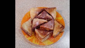 Горячие сэндвичи с шоколадом и бананом! Сладкий бутерброд!