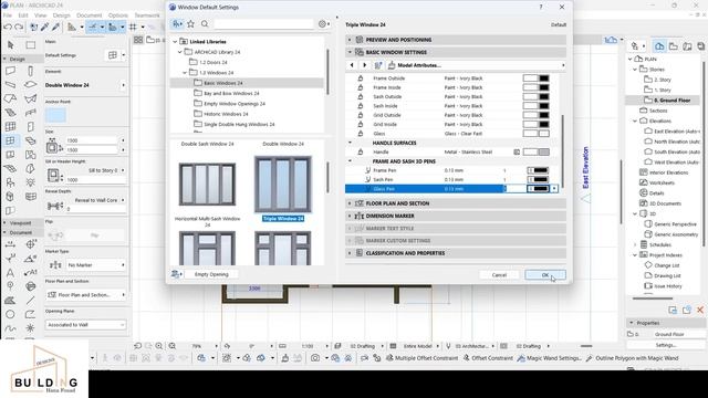 How To Use Text, Slab and Windows Tools In ArchiCad (Part 2) смотреть онлайн