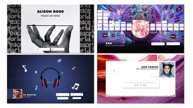 Audio Visualizers Pack for Premiere Pro Templates