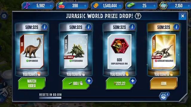 Tuojiangosaurus max level 40 feeding Part 2 without VIP episode 39 Jurassic world the game смотреть онлайн