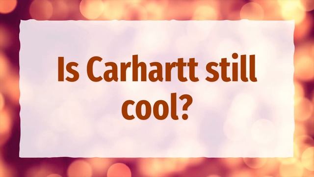 Why is Carhartt so popular now? смотреть онлайн