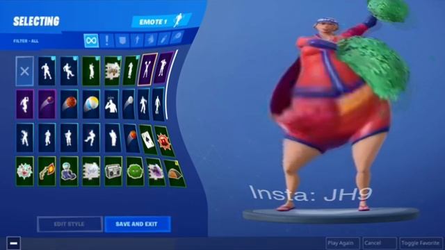 New Fortnite Thicc Dance Emotes Bass Boosted! (Clean Groove, Crackdown, Lazy Shuffle...)