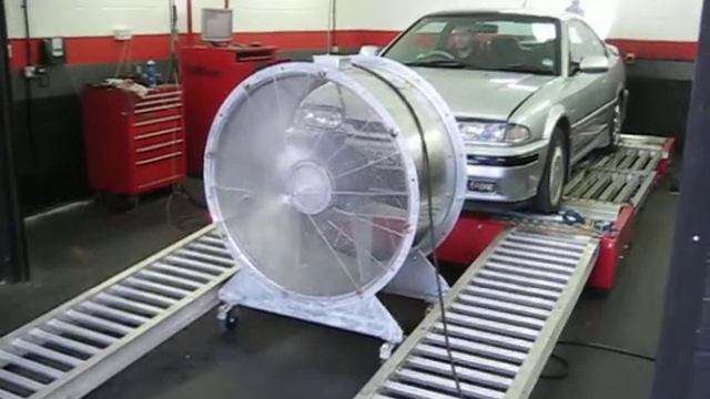Steve's Rover Coupe On The Rolling Road For A Dyno Run