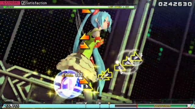Satisfaction - (Extreme Perfect) | Hatsune Miku Project DIVA Mega Mix+