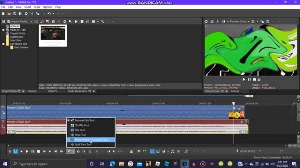 How To Make Center Effects On Vegas Pro
