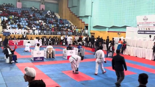 || RAHUL V/S AKASH || HARYANA V/S BIHAR -60kg all India karate championship at Pune Maharashtra 202 смотреть онлайн
