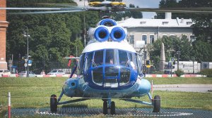 Запуск и взлет Ми-8ПС RA-25775 "Балтийские авиалинии"  | 7’24