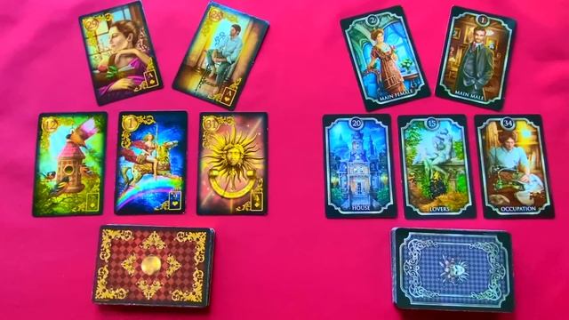 Что он думает о вас сегодня? Есть ли вы в его планах? На картах Ленорман #колена таро смотреть онлайн