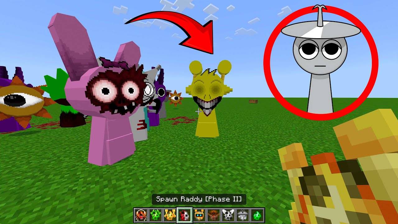 Minecraft PE Incredibox Horror Sprunki VS Minecraft TNT Explosion | Incredibox Sprunki смотреть онлайн