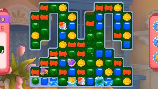 Homescapes. Уровень 5353 без бустеров и монет