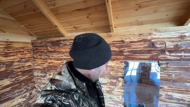 Подготовка домика к новому году! Поставил буржуйку Стейки из баранины Посадил елки смотреть онлайн