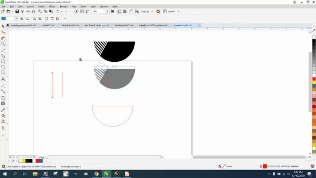 Corel Draw Tips & Tricks Draw this from Scratch Lines circles measurement смотреть онлайн