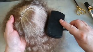 Причёска для текстильной куклы. Часть 2