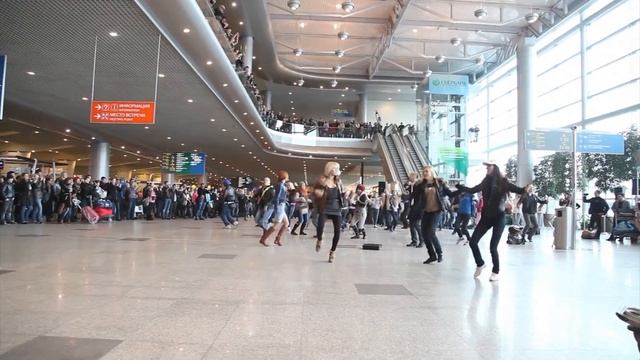 Флэшмоб в Домодедово смотреть всем танцы аэропорт смотреть онлайн