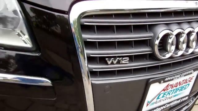 Audi A8 W12, all wheel drive, EDL, 450 horsepower. смотреть онлайн