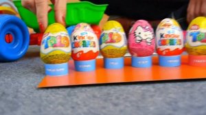 Видео про машинки, шоколадные яйца и дни недели. ПОНЕДЕЛЬНИК