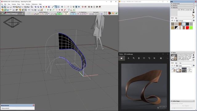 Sketchup Timelapse / Curved Chair смотреть онлайн