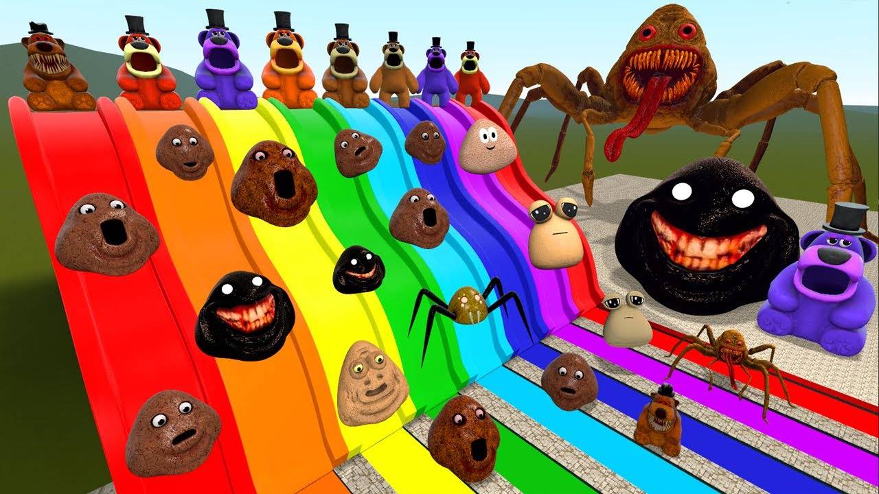 РАДУЖНАЯ ГОРКА УНИЧТОЖИТ ВСЕХ В ГАРРИС МОДЕ смотреть онлайн