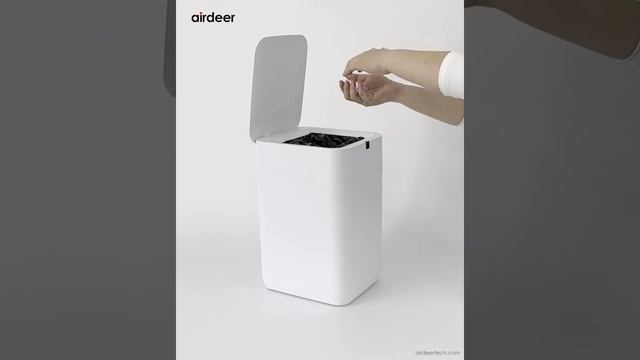 How to install refill ring for airdeer trash can by switch on? смотреть онлайн