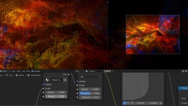 Blender Eevee Nebula III - Beautiful Colors