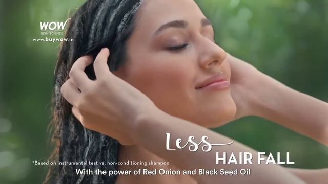 WOW Skin Science Onion & Black Seed Oil Range x Disha Patani| Fight Hair Fall Naturally | Hindi Ad