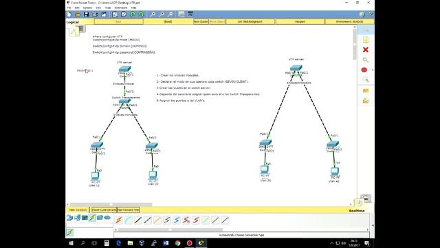 Configuración de VTP con Switch modo transparente смотреть онлайн