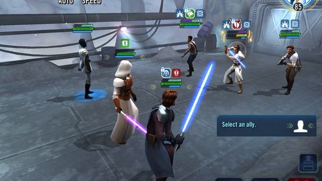 SWGOH 3v3 GAC Jedi beat Rey смотреть онлайн