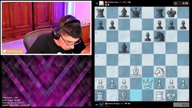 2021 Bullet Chess Champion | Alireza Firouzja vs Andrew Tang Final Match смотреть онлайн