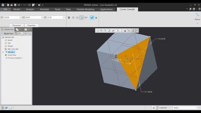 creo 4.0 2D to 3D 0010 смотреть онлайн