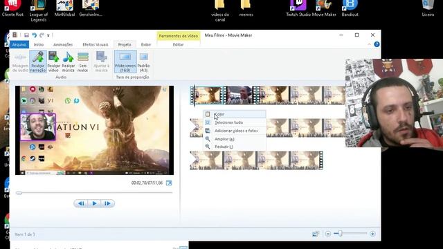 COMO EDITAR VÍDEO COM MEMES, ADICIONAR INTRO E MÚSICA DE FUNDO. #edicaodevideo #editordevideos