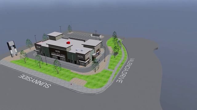 Leavitt Strip Mall - Resin Architecture BIMx смотреть онлайн