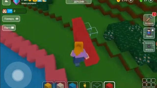 Строим бассейн в Block craft 3D смотреть онлайн