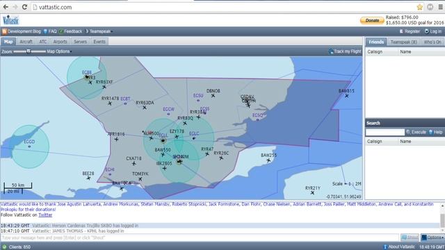 [FSX VATSIM] London Center Radio with Radar смотреть онлайн