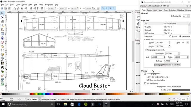 Inkscape: Import PDF Plan and set Layers смотреть онлайн