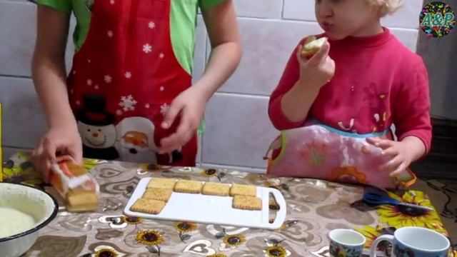 🍰Тортик без выпекания из печенья🍪🍪🍪