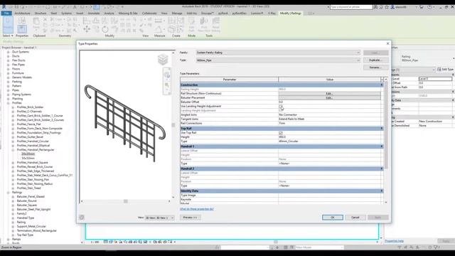 Railings in Revit Part#2 (FULL TUTORIAL) смотреть онлайн