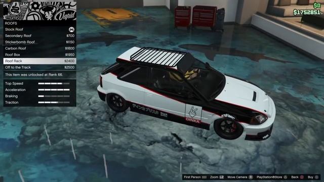 GTA 5 - Vehicle Customization - Dinka Blista Kanjo (Civic Type R) смотреть онлайн