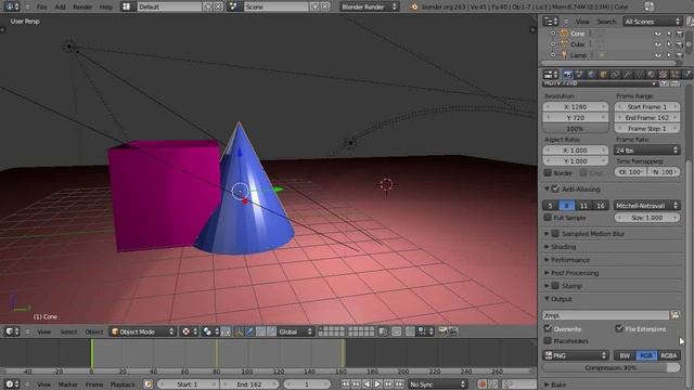 Blender 2.63a Tutorial - Transparency And Animation  2.6