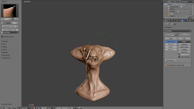 blender 2.61 r43210 remesh modifier 2 смотреть онлайн