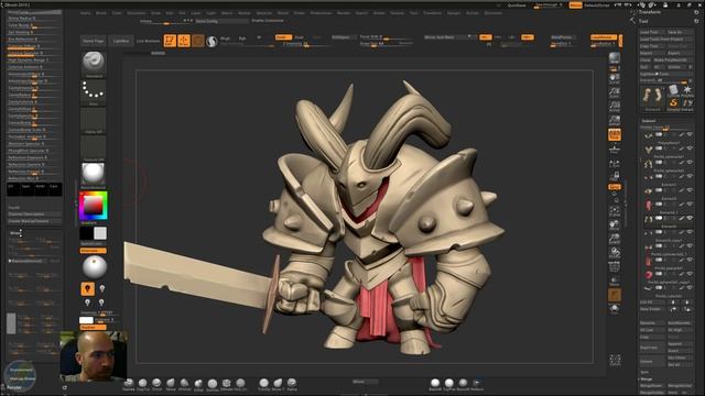 27. Intro to material sand light in Zbrush смотреть онлайн